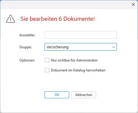 Mehrere Dokumente gleichzeitig bearbeiten